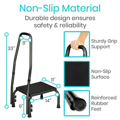Step Stool with Handrail - step-stool-handrail