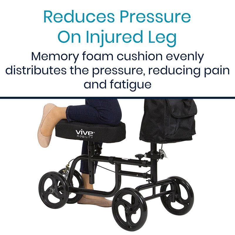Memory Foam Knee Walker Pad - knee-scooter-pad-cover
