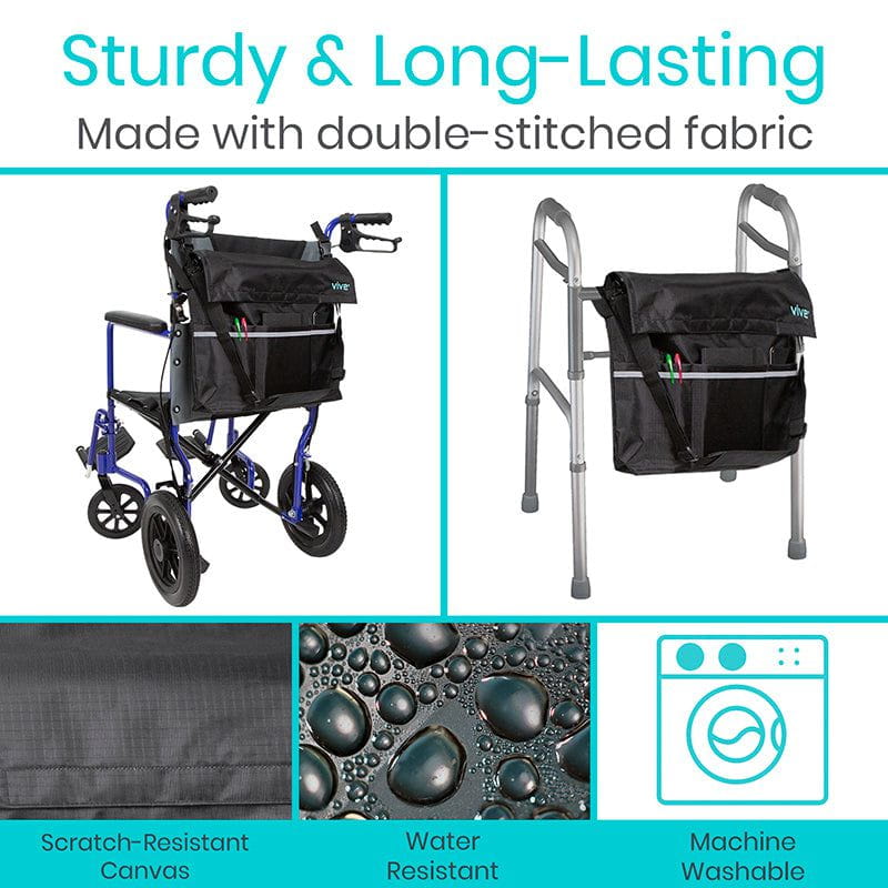 Wheelchair Bag - Gray - wheelchair-bags