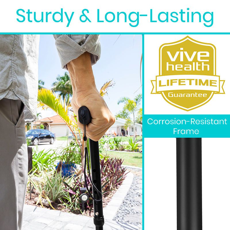 Folding Cane - Purple - folding-cane