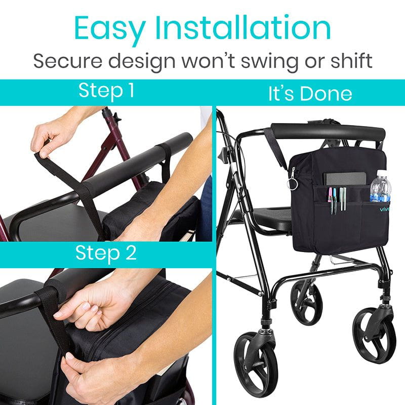 Rollator Bag - Blue Camo - rollator-walker-bag