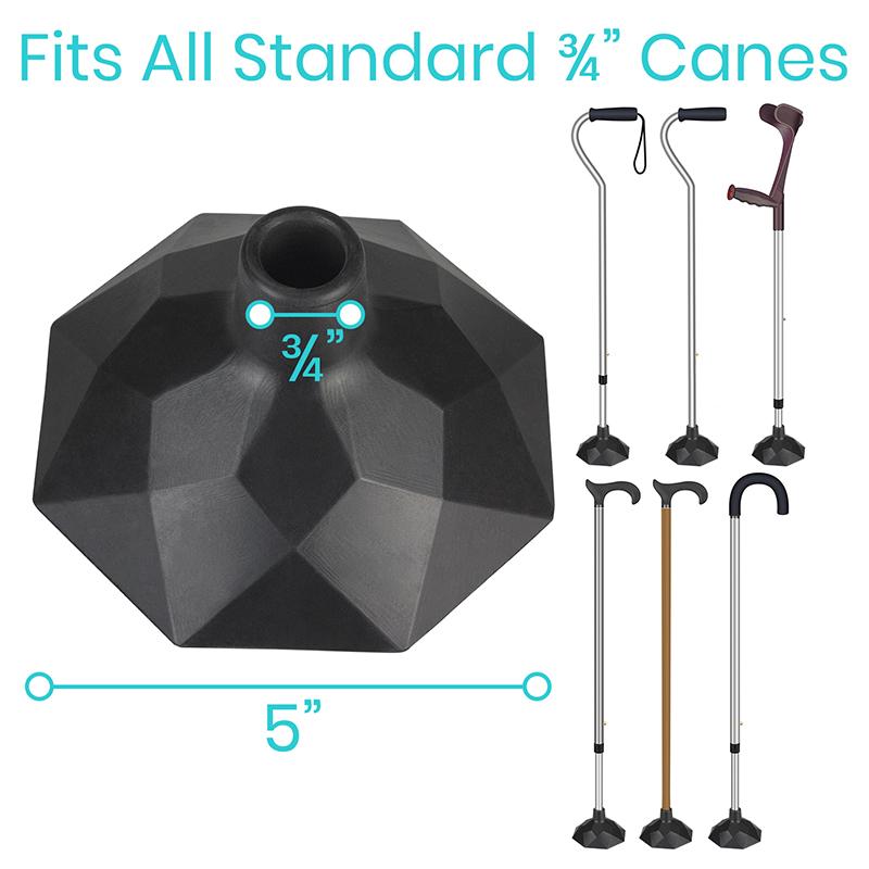 Standing Dome Cane Tip - standing-dome-cane-tip