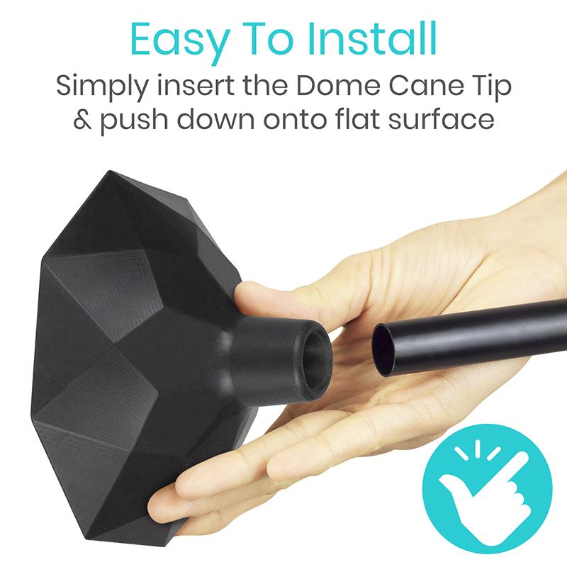 Standing Dome Cane Tip - standing-dome-cane-tip