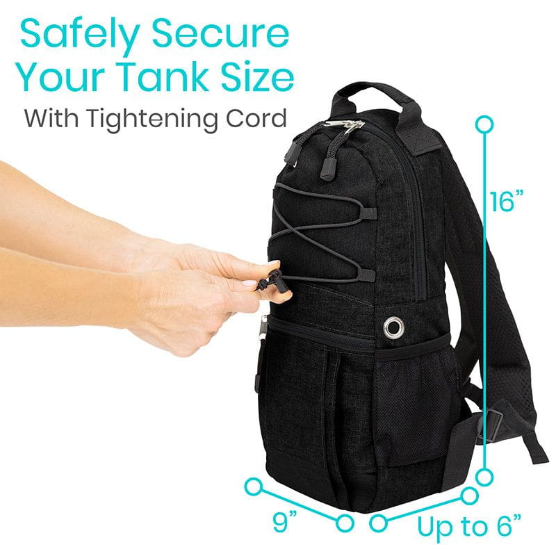 Oxygen Tank Bag - Purple - oxygen-bag
