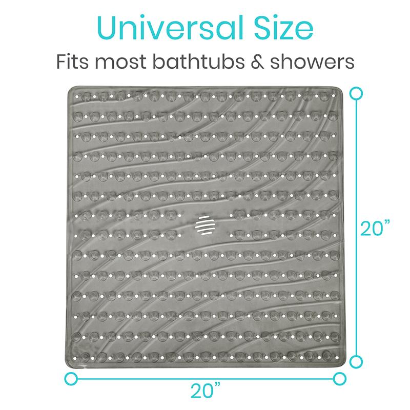20" x 20" Shower Mat - square-shower-bath-mat