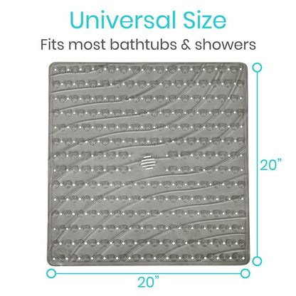 20" x 20" Shower Mat - square-shower-bath-mat