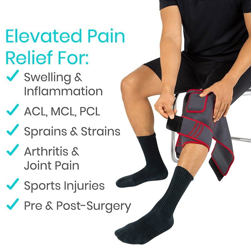 Heated Massaging Knee Brace - heated-massaging-knee-brace