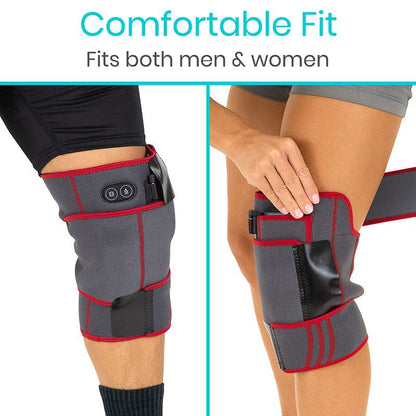Heated Massaging Knee Brace - heated-massaging-knee-brace
