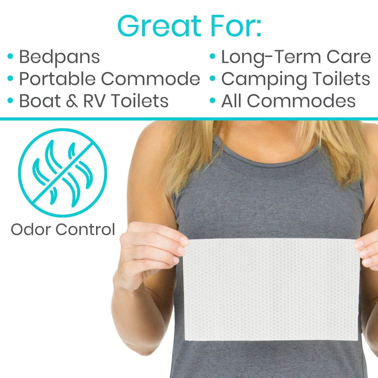 Commode Pads 24 pack (No Liners) - commode-pads-24-pack-no-liners