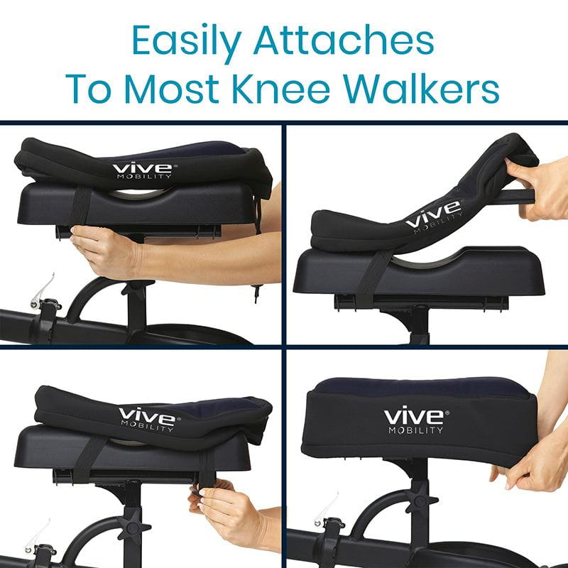 Memory Foam Knee Walker Pad - knee-scooter-pad-cover