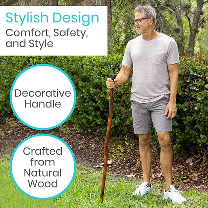 Wooden Walking Stick - wooden-walking-stick