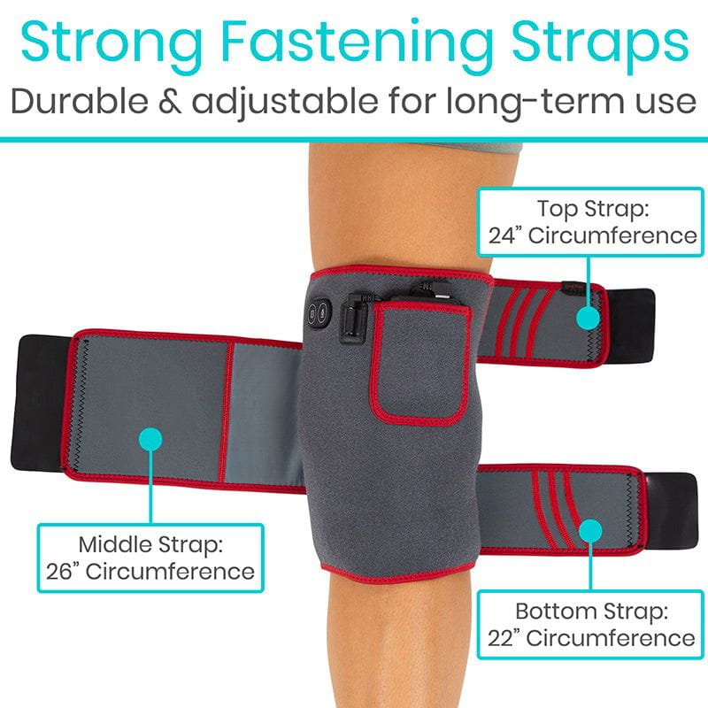 Heated Massaging Knee Brace - heated-massaging-knee-brace