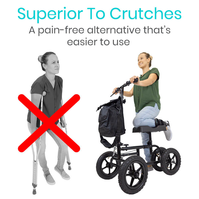 All Terrain Knee Walker - Pink - knee-scooter-all-terrain