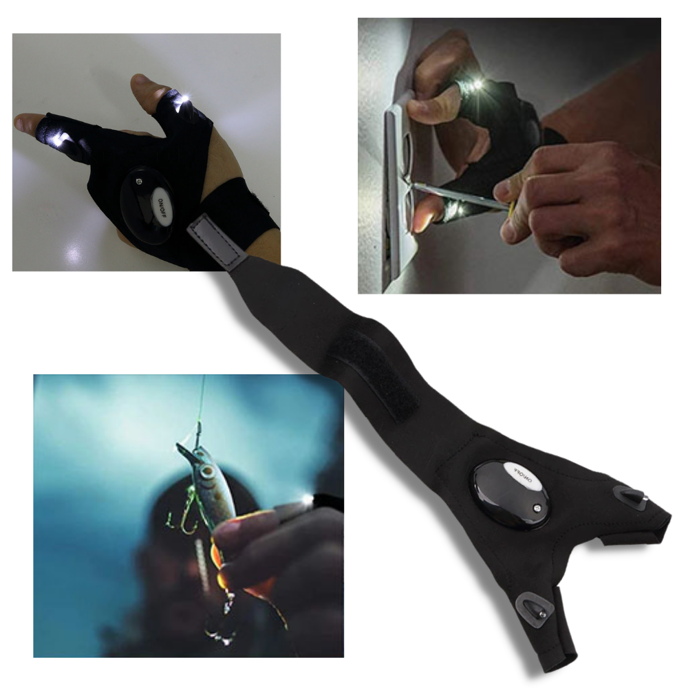BrightGrip™ Waterproof LED Gloves