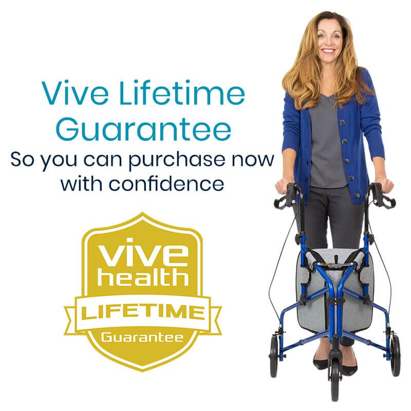 3 Wheel Walker Rollator - Lightweight Foldable Walking Transport - 3-wheel-rollator