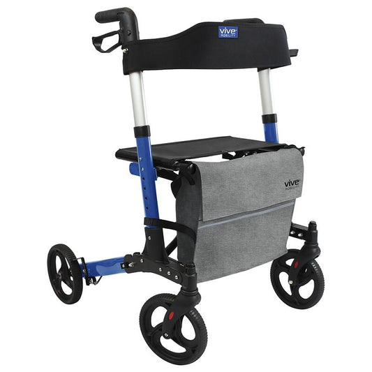 Foldable Rollator Series T - Blue - foldable-rollator-series-t