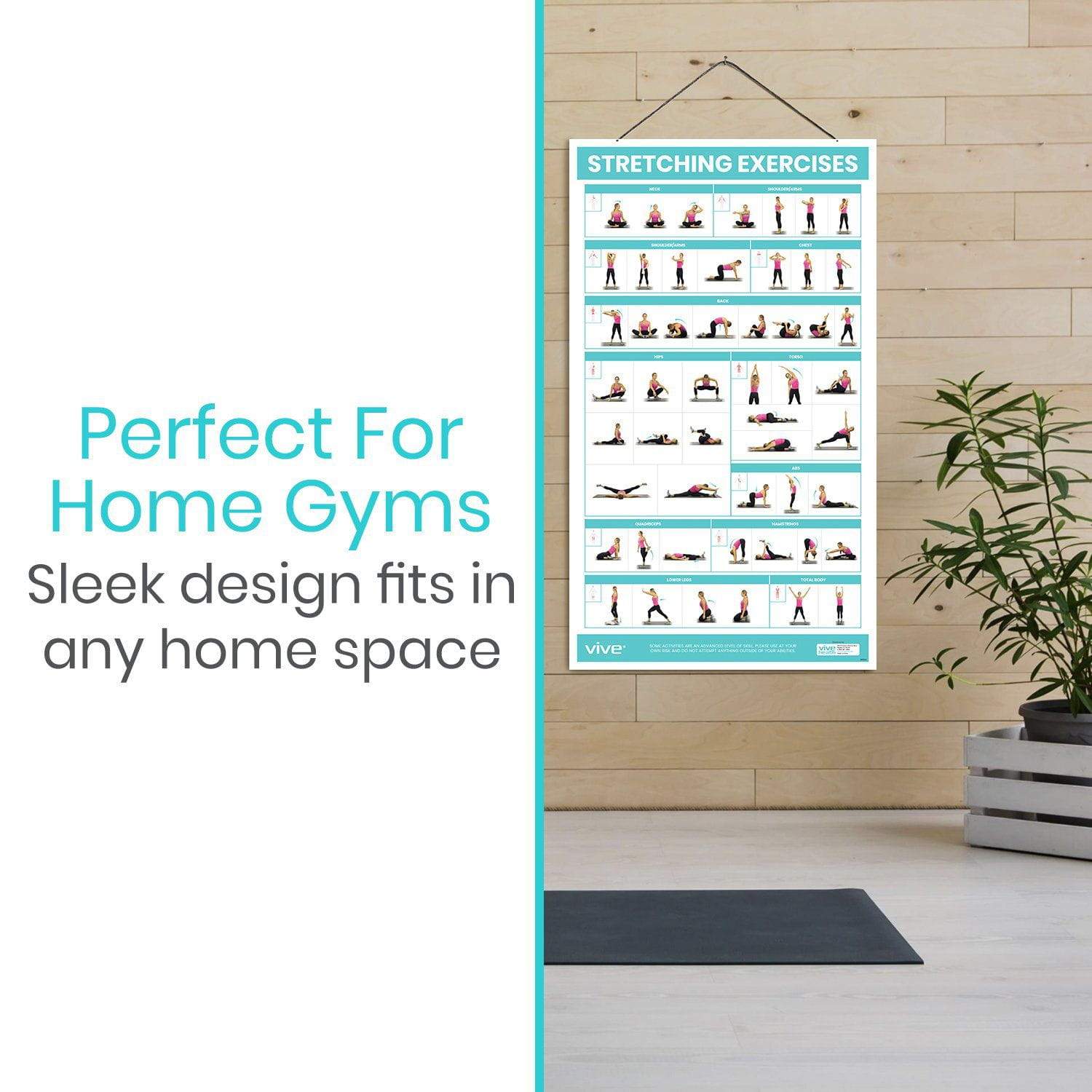 Stretching Workout Poster - stretching-workout-poster