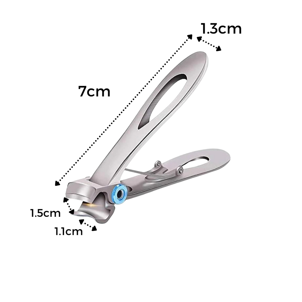 TrimWell™ Heavy-Duty Nail Clippers for Thick Nails - Stainless Steel, Wide Jaw Design