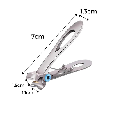 TrimWell™ Heavy-Duty Nail Clippers for Thick Nails - Stainless Steel, Wide Jaw Design