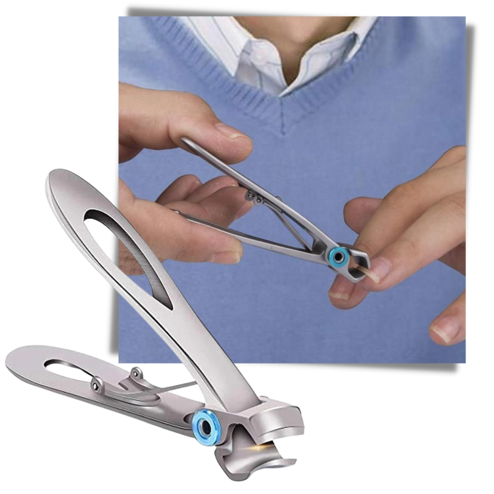 TrimWell™ Heavy-Duty Nail Clippers for Thick Nails - Stainless Steel, Wide Jaw Design
