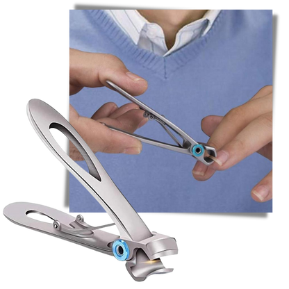 TrimWell™ Heavy-Duty Nail Clippers for Thick Nails - Stainless Steel, Wide Jaw Design