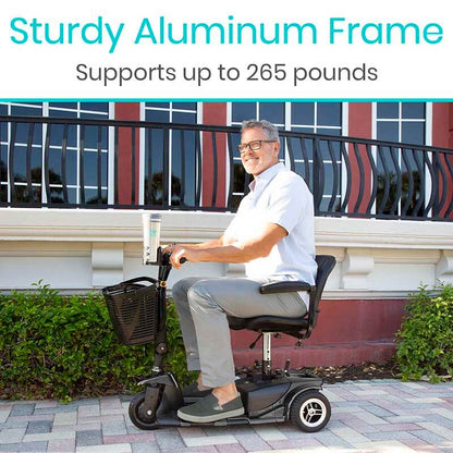 3 Wheel Mobility Scooter - Electric Long Range Powered Wheelchair - 3-wheel-mobility-scooter