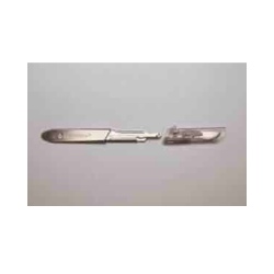 Safety Scalpel Bard-Parker Conventional No. 11 Stainless Steel / Plastic Nonslip Grip Handle with Centimeter Scale Sterile Disposable, Packaging Type- Box