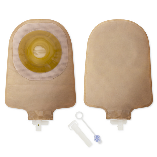 Urostomy Pouch Premier One-Piece System 9 Inch Length 7/8 Inch Stoma Drainable, Packaging Type- Box