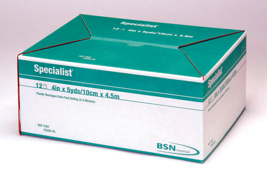 Plaster Bandage Specialist 5 Inch X 15 Foot Plaster of Paris White,  Packaging Type- Each
