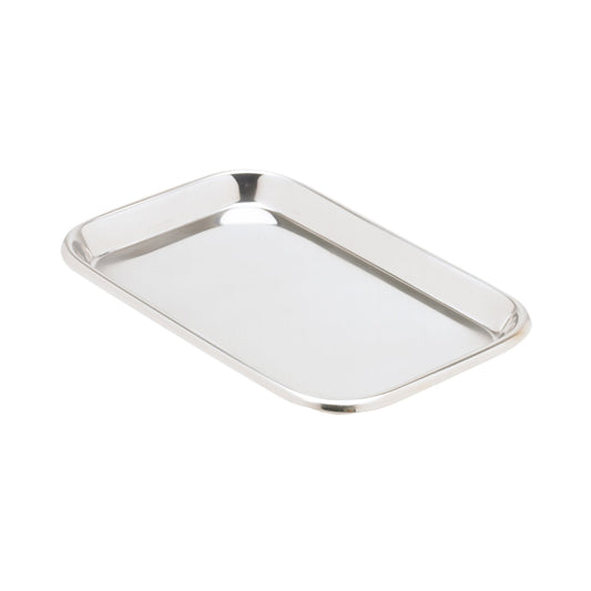Instrument Tray Miltex Non Perforated Mayo Stainless Steel 23/32 X 6-1/2 X 10 Inch, Packaging Type- Each