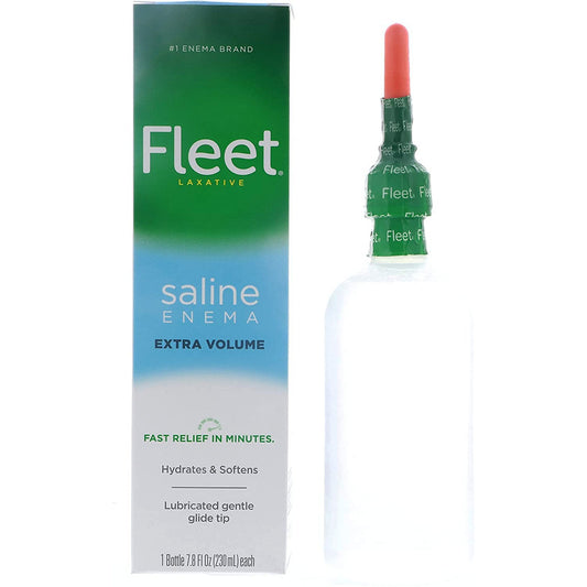 Enema Fleet 7.8 oz. 19 Gram - 7 Gram Strength Monobasic Sodium Phosphate / Dibasic Sodium Phosphate