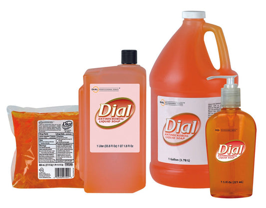 Antimicrobial Soap Dial Professional Liquid 7.5 oz. Pump Bottle Floral Scent, Packaging Type- Each