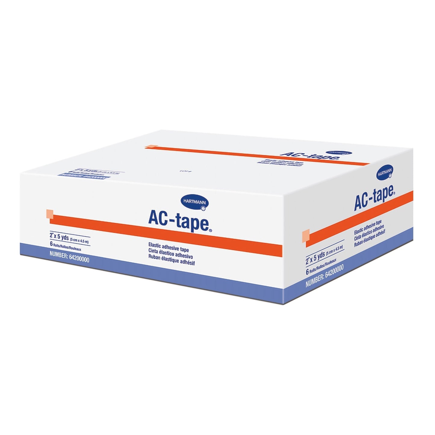 Athletic Tape AC-tape Tan 2 Inch X 5 Yard Cotton NonSterile, Packaging Type- Box