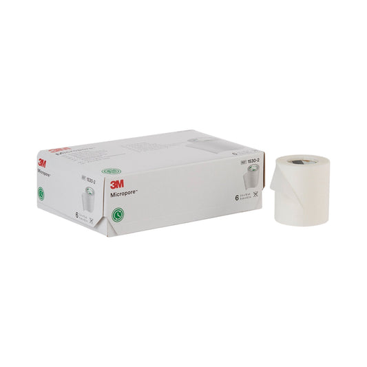 Medical Tape 3M™ Micropore™ White 2 Inch X 10 Yard Paper NonSterile,  Packaging Type- Box