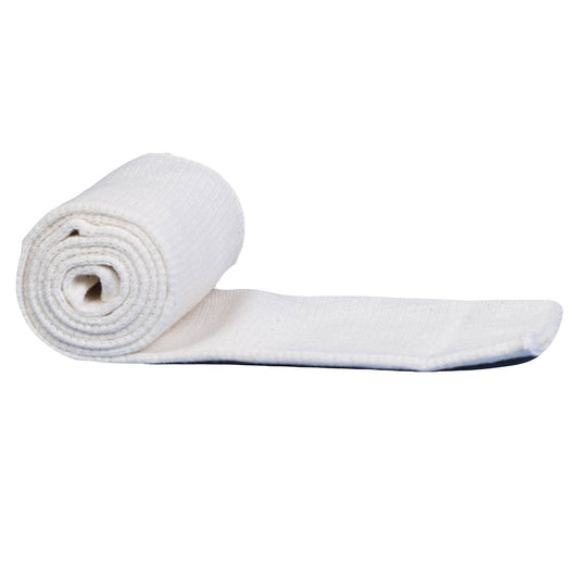 Elastic Tubular Support Bandage SpandaGrip 4 Inch X 11 Yard Large Knee / Medium Thigh Pull On Natural NonSterile Size F Standard Compression, Packaging Type- Box