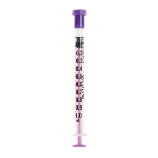 Oral Medication Syringe Monoject 1 mL Oral Tip Without Safety