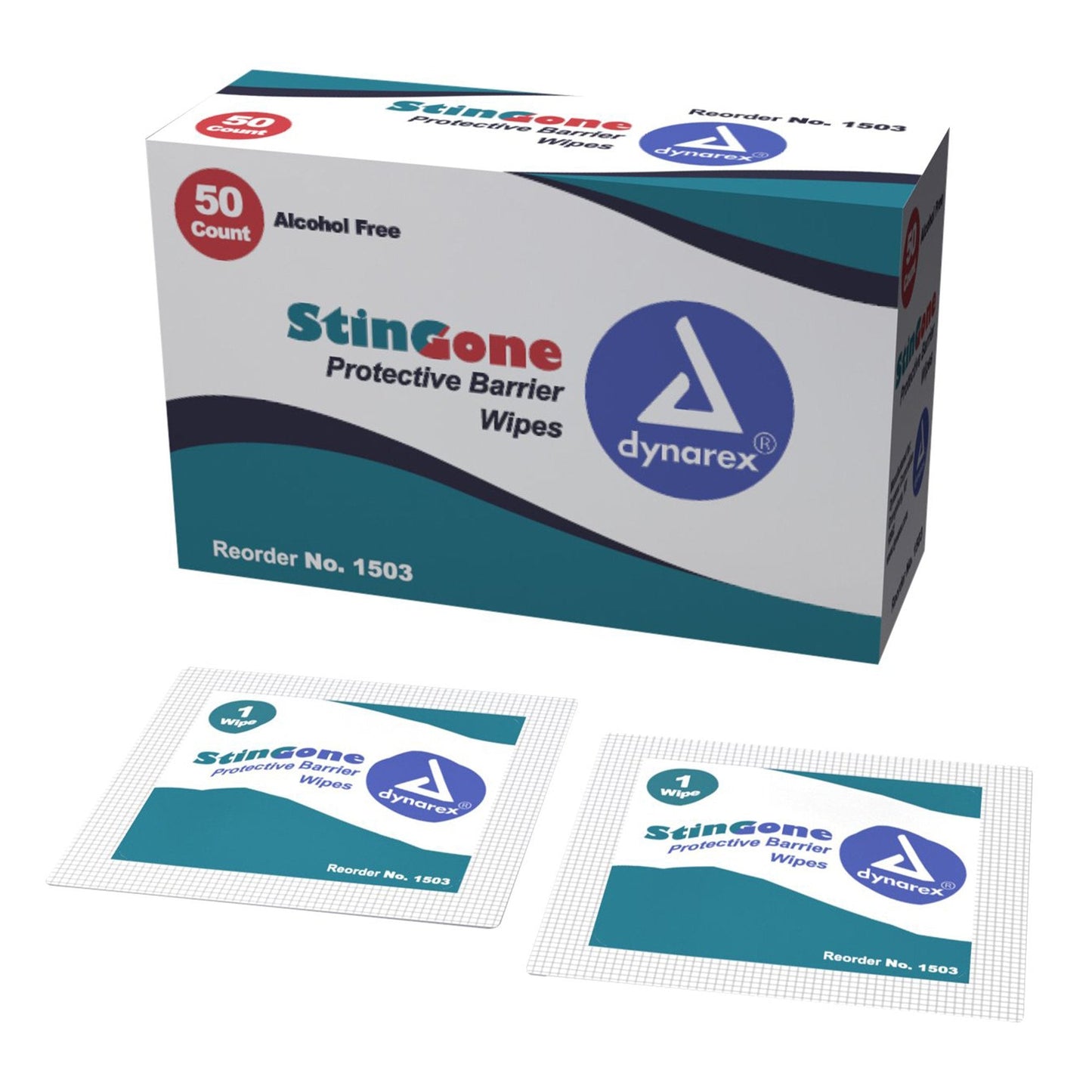 Skin Barrier Wipe StingGone™ 20% Strength Polyaminopropyl Biguanide Individual Packet NonSterile,  Packaging Type- Each