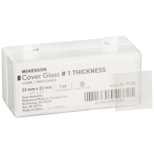 Cover Glass McKesson Square No. 1 Thickness 22 X 22 mm, Packaging Type - Packet