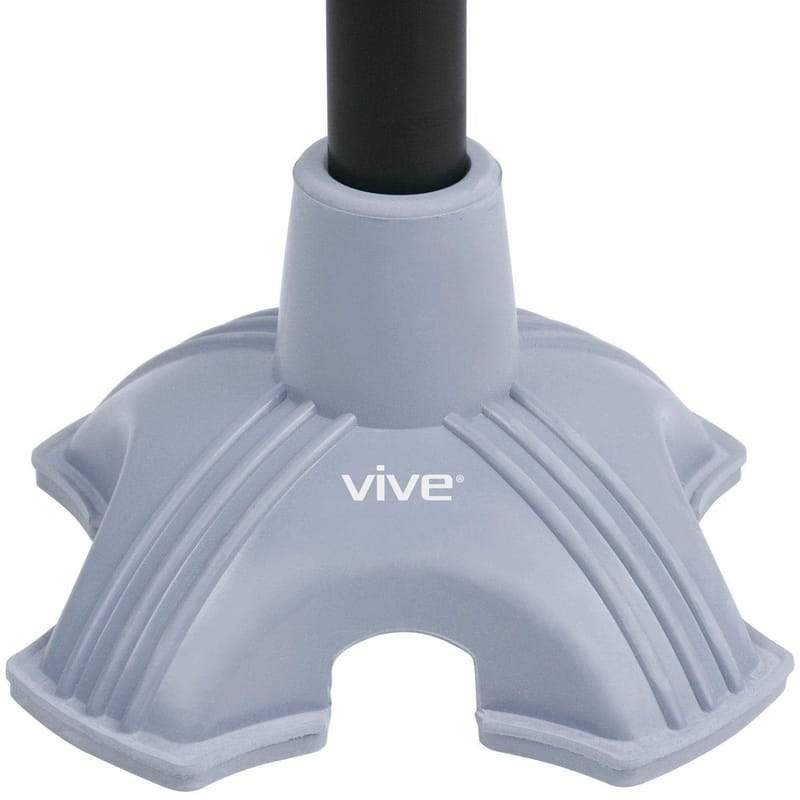 Standing Cane Tip - rubber-cane-tips-quad