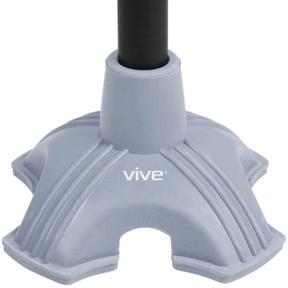 Standing Cane Tip - rubber-cane-tips-quad
