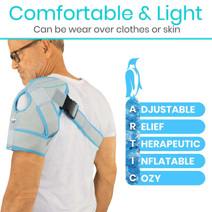 Compression Shoulder Ice Wrap - shoulder-ice-pack-compression