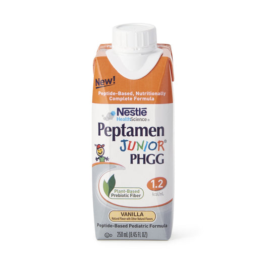 Pediatric Oral Supplement Peptamen Junior PHGG Vanilla Flavor 8.45 oz. Carton Liquid PHGG Fiber Impaired GI Function, Packaging Type- Each