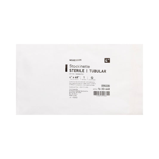 Surgical Stockinette Tubular McKesson 4 X 48 Inch Sterile, Packaging Type- Each