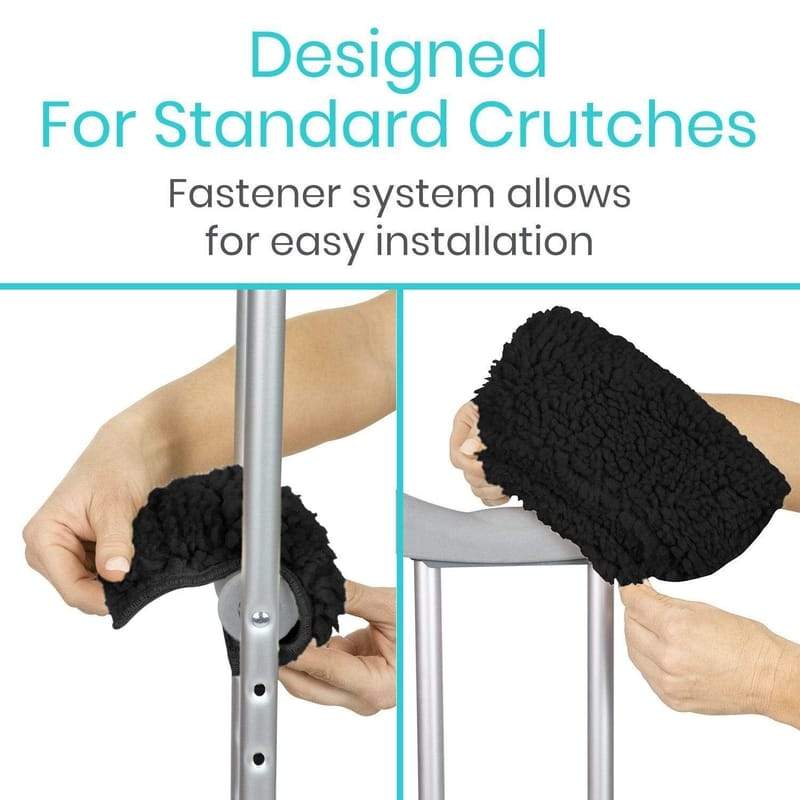 Sheepskin Crutch Pads - pads-for-crutches