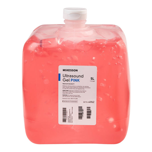 Ultrasound Gel McKesson Medium Viscosity 5 Liter Jug NonSterile, Packaging Type- Each