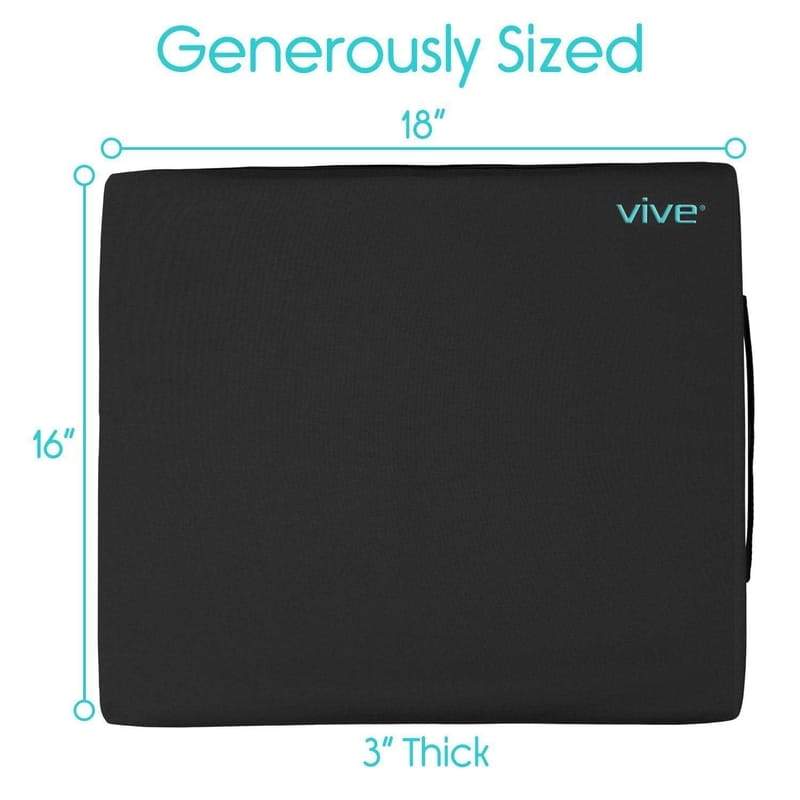 Wheelchair Gel Seat Cushion - Back Support Comfort and Pain Relief - wheelchair-cushions-gel