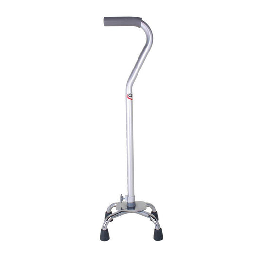 Offset Cane Carex Aluminum 28 to 37 Inch Height Silver, Packaging Type- Each