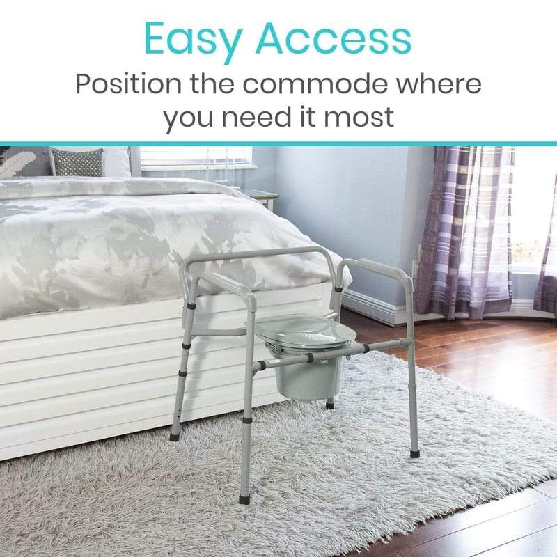 Bariatric Commode - bedside-commode