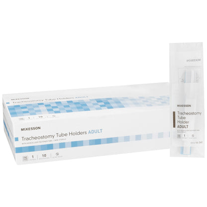 Tracheostomy Tube Holder McKesson One Size Fits Most Adult, Packaging Type- Box of 10