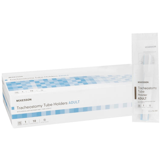 Tracheostomy Tube Holder McKesson One Size Fits Most Adult, Packaging Type- Box of 10